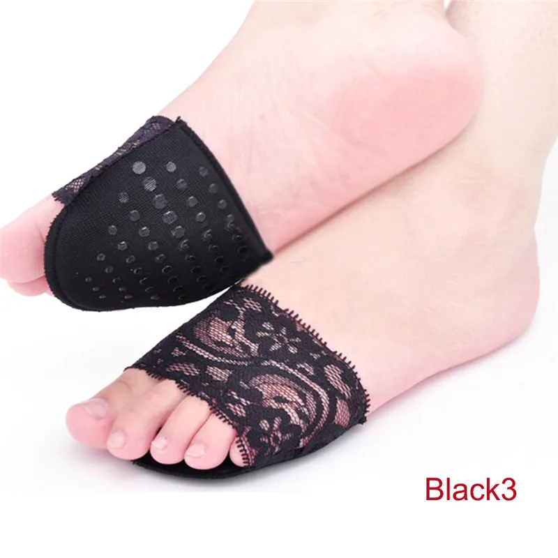 

Top Quality 1Pair Relief Pain Forefoot Arch Support High Heeled Shoes Insoles Flatfoot Orthotics Anti Slip Cushion Pad
