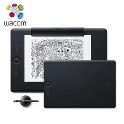 Wacom Intuos Pro PTH-860 Стандартный/бумага Edition Цифровой Планшеты 8192 давление уровней беспроводной подключения DHL EMS Бесплатная доставка