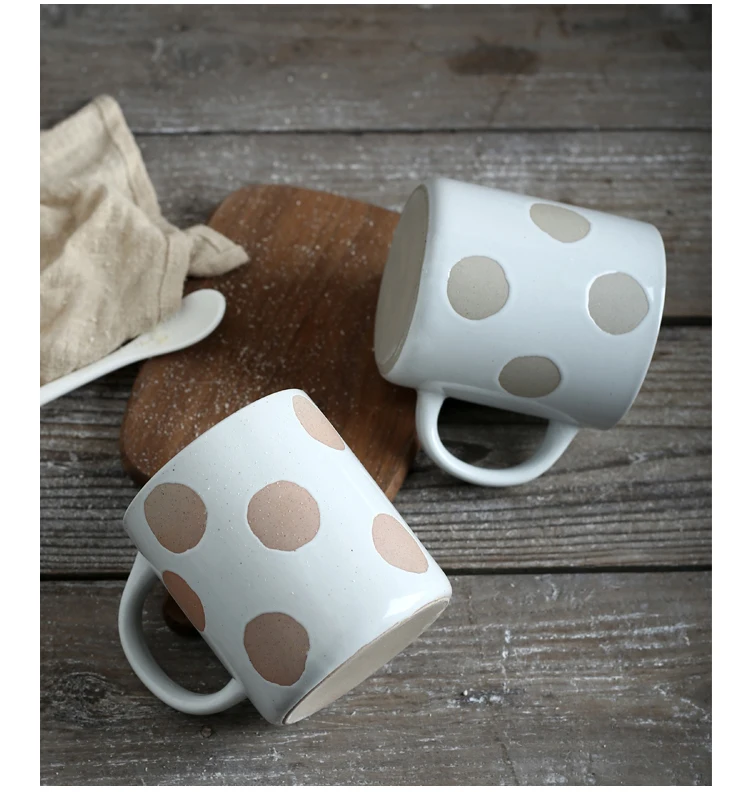 Скандинавская керамическая кружка 600 мл большая емкость матовая полосатая кофейная чашка для молока чашка для завтрака лучший подарок