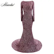 Vestido de noche 2017 Nuevo Diseño Completo O-cuello de La Sirena vestido de fiesta Barato Sexy real shot Crystal vestidos de baile vestido de festa