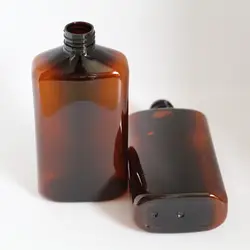 40 шт. 500CC пластик контейнер для масок большой уход за кожей лица очищающий крем Янтарный многоразового бутылки дома повторное использование