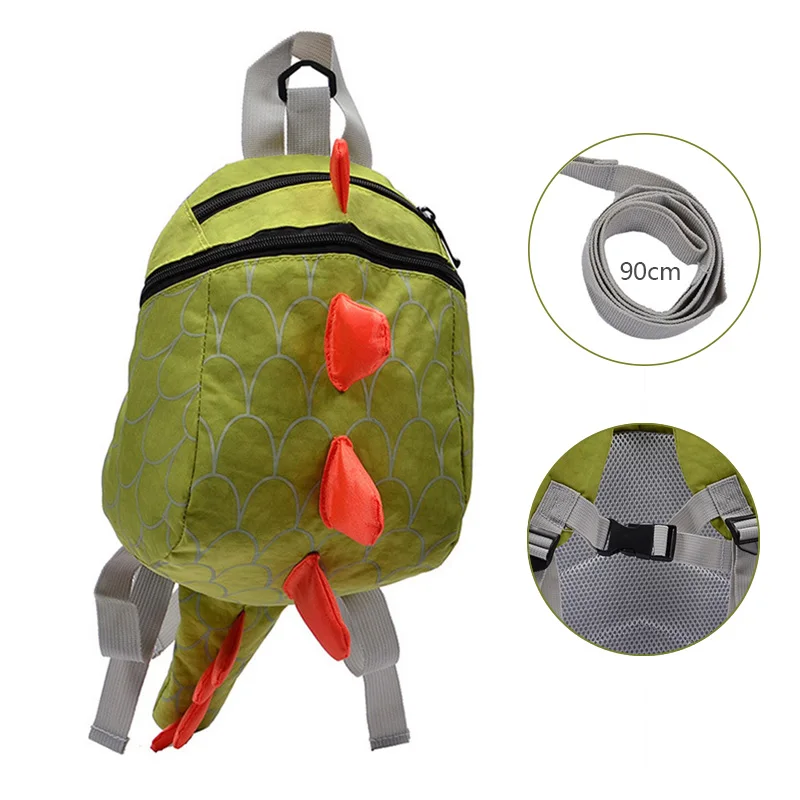 

Dinosaur Baby Safety Harness Backpack Toddler Anti-lost Bag Children extremely durable sturdy and comfortable School bag walker