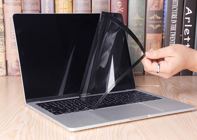 XSKN for Old Macbook Pro 15 A1398 Screen Protector Anti Scratch Clear PET HD Glue Free Laptop Screen Frame Skin Protective Film