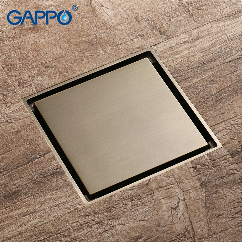 GAPPO drains shower drain strainer Square Floor cover anti odor drain