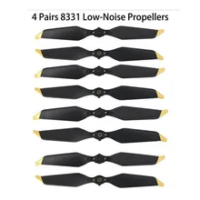 4 пары быстродействующих пропеллеров Mavic Pro Platinum 8331(золотистый/серебристый) для DJI Mavic Pro drone аксессуары