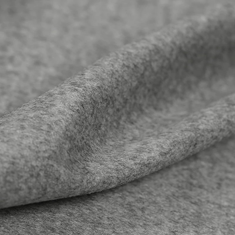

High - end gray cashmere wool fabric autumn and winter gray suit trousers wool woolen cloth wholesale high quality wool cloth