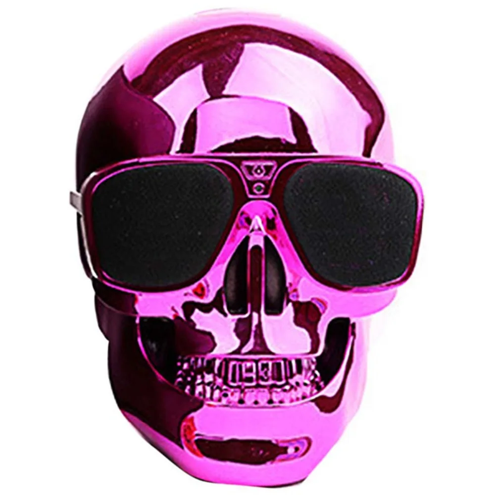 Sunglass Skull Head Shape Wireless Bluetooth Speaker Portable Subwoofer Multipurpose NFC Speakers for Smart iphone xiaomi PC | Электроника