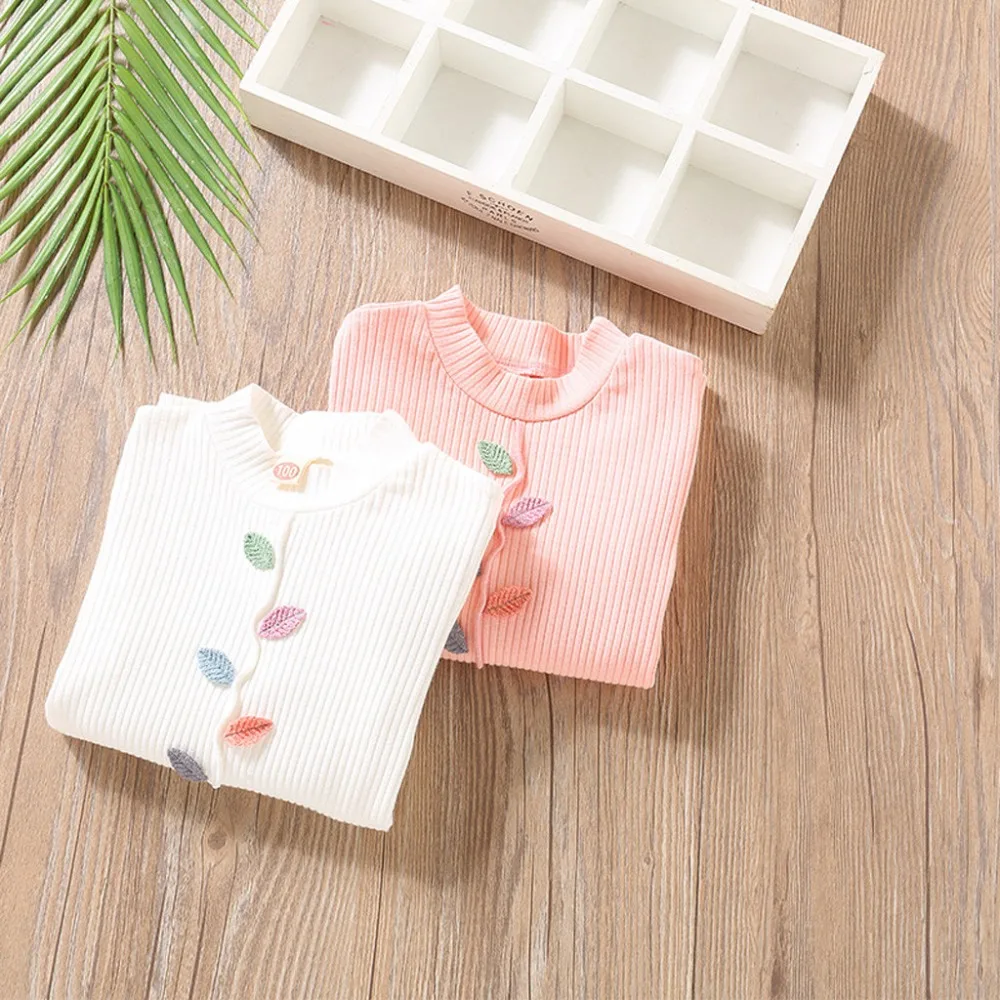 Осень, детская одежда для новорожденных девочек, хлопковые рубашки с длинными рукавами и цветочным принтом, топы, блузка