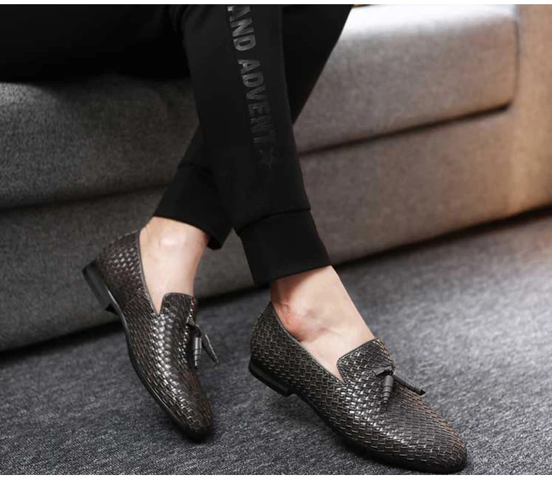 Men's Casual Shoe Mens Shoes Casual Pu Leather Mens Shoes Casual Luxury Men Loafers Moccasins Men Loafers Leather Casuals        (4)