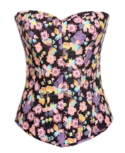 NEW butterfly flower jacquard wedding underbust Sexy Waist Workout Cincher Body Shaper Shapewear Corset S XXL