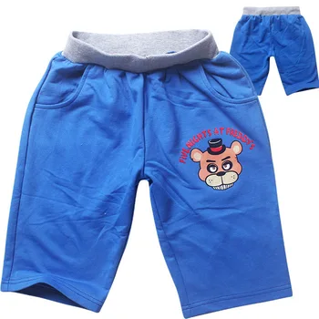 

2018 new cotton sportswear boy sports fitness pants children Five Nights at Freddy set boy cartoon children's clothing set