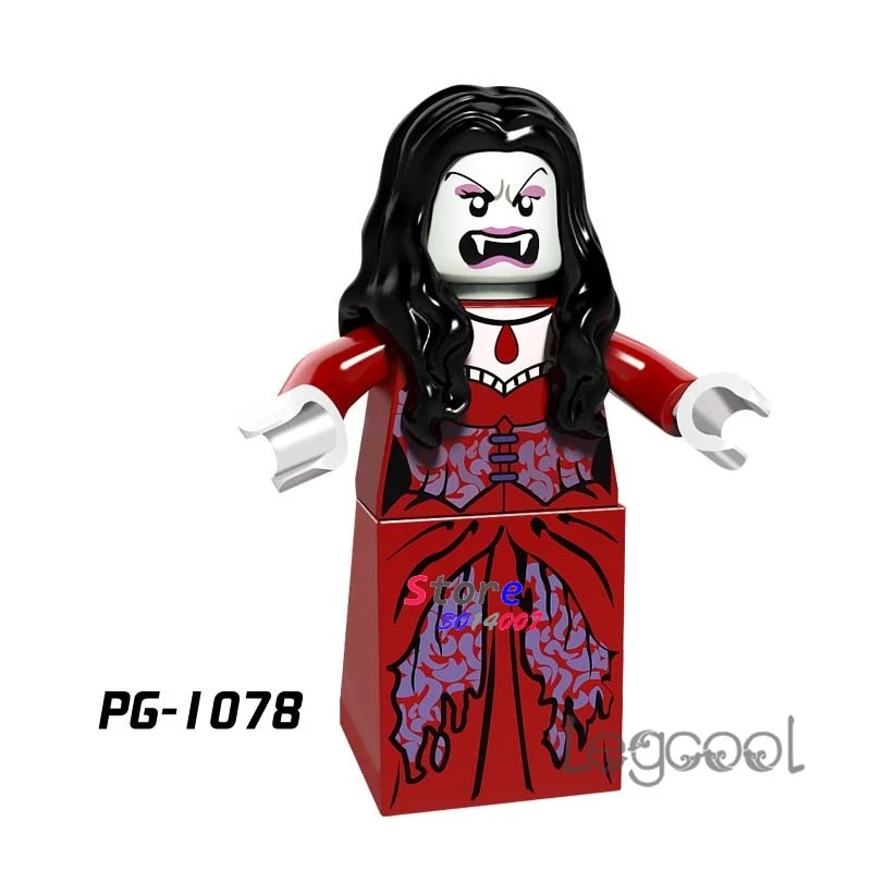 

1PCS model building blocks action figures starwars superheroes Vampire Queen Mini Doll party series diy toys for children gift