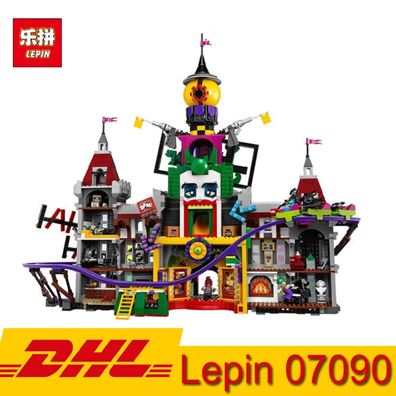 

Lepin 07090 3857 PCS The Joker`s Manor Model Building Blocks Bricks Children Toy Compatible Legoingly 70922
