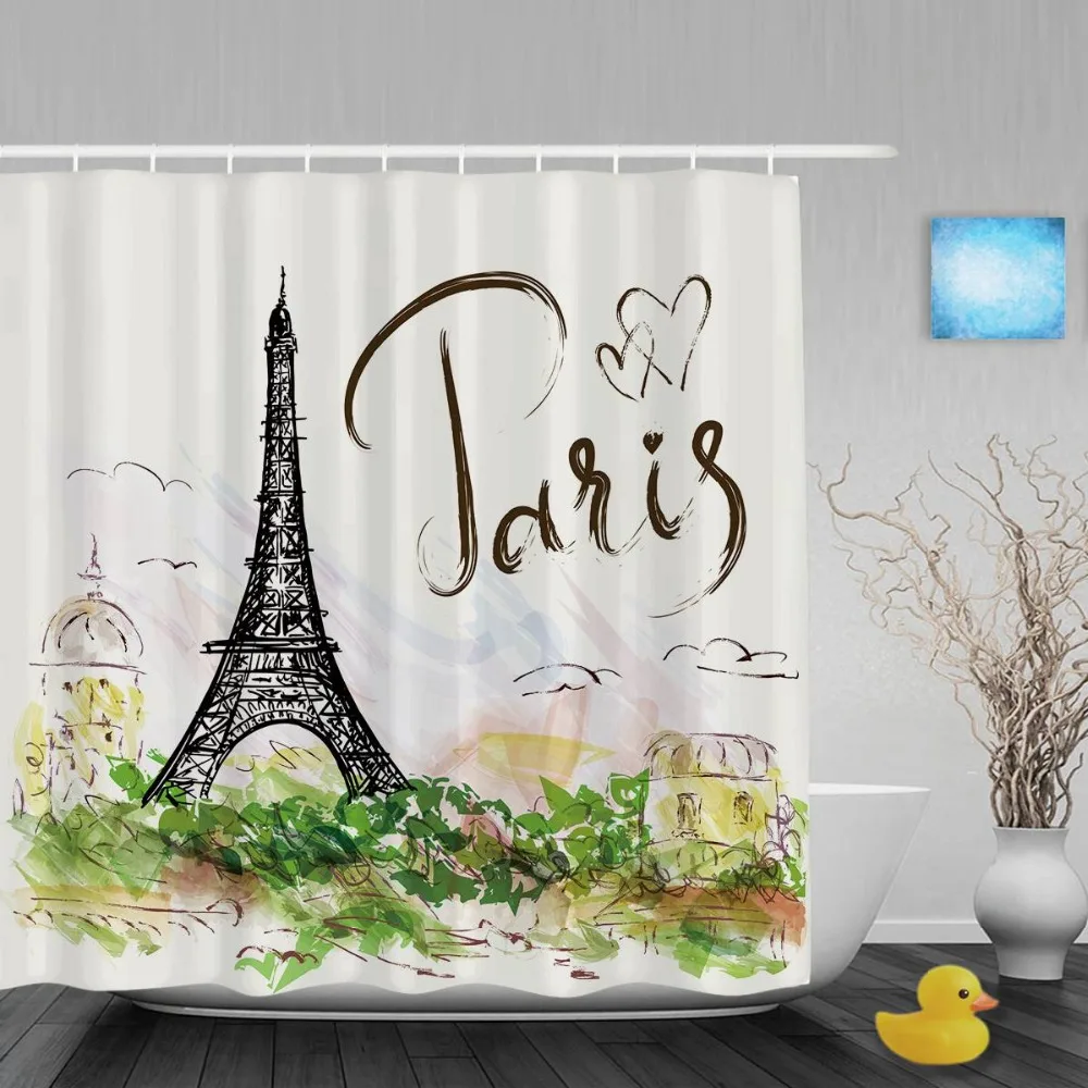 Compare Prices On Paris Shower Curtains Online Shopping