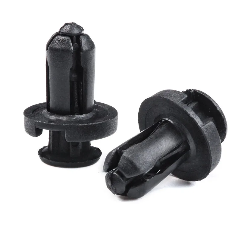 

50PC Car Fastener Black Push Retainer Rivets Clips for Toyota Automobile Door Bumper Fender Cover Trim Clip