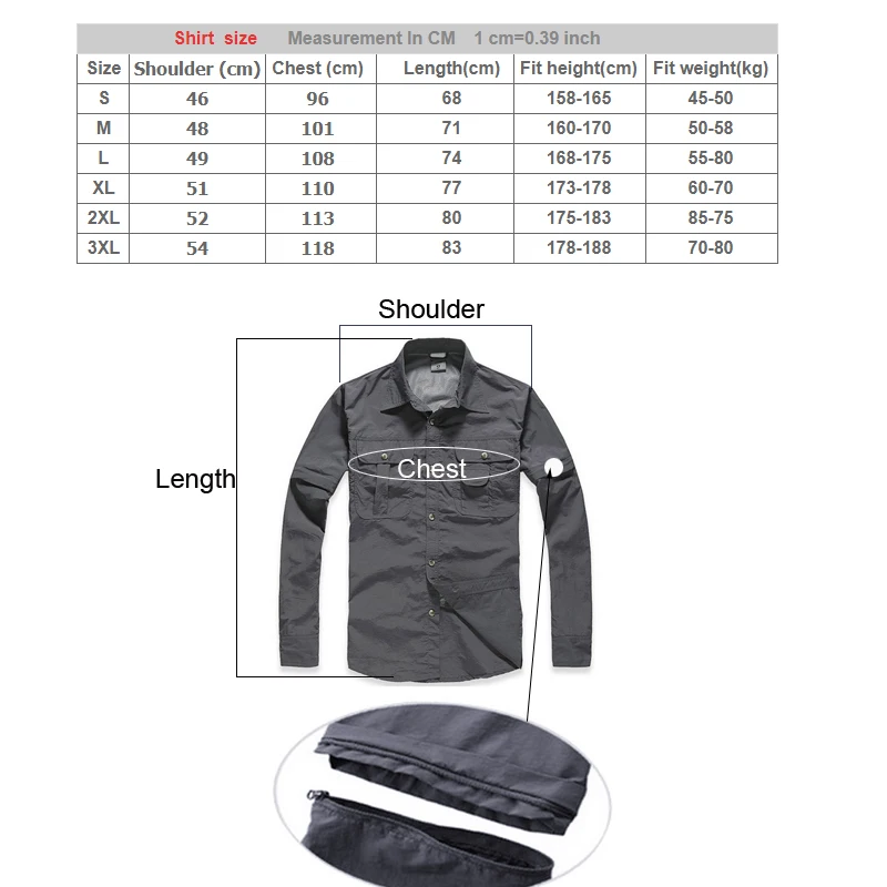Men Summer Quick Dry Hiking Shirt Removable Army Fishing&Hunting Breathable Rock Climbing Male Outdoor Shirts mens t shirts fishing shirts