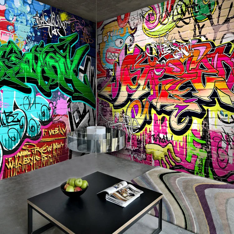 Free shipping European large murals Coffee restaurant KTV