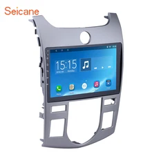 Seicane 9 inch Quad-Core Android 7.1/8.1 Car Radio Stereo Player GPS Navi for 2008 2009-2012 KIA Forte(AT) with HD 1024*600  