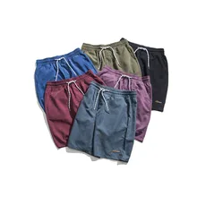 Весна и лето китайский стиль men'scomfortable highqualitysolid color эластичная лента креативные хлопковые повседневные свободные шорты