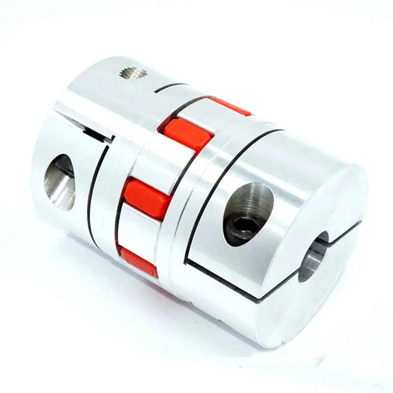 

Plum coupling flexible aluminum alloy coupling three - jaw servo stepper motor coupling