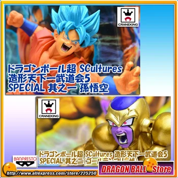 

"Dragon Ball Z/Super" Original BANPRESTO SCultures Zoukei Tenkaichi Budoukai 5 Figure Special - Gokou & Golden Freeza / Frieza