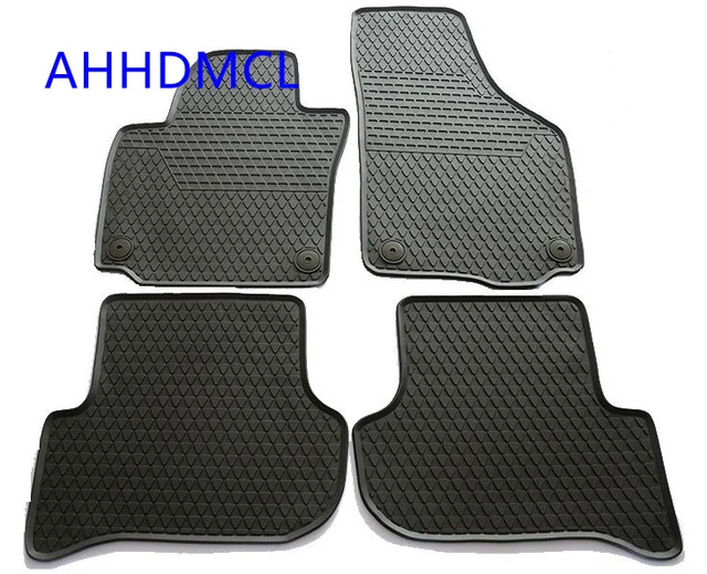 AHHDMCL Car Rubber Floor Mat Non Slip Mats Feet Rugs For Skoda Yeti
