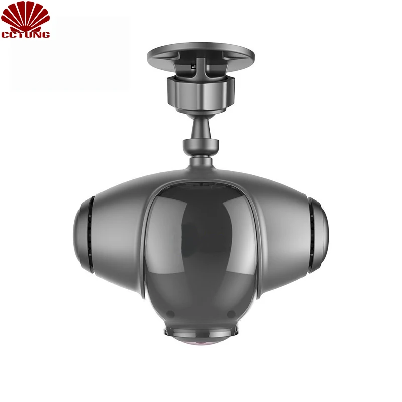 

Panoramic 360 Degree Car Camera with LCD Screen Real-Time Fatigue Driving Detection OBD Power Supply WIFI Connection Free APP