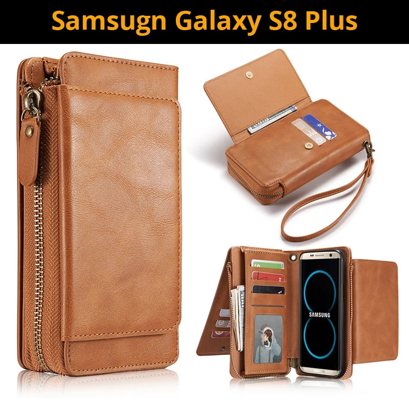 imágenes para Retro PU Funda de piel Para Samsung S8 Plus Cremallera Ranura Para Tarjeta cubierta de Múltiples Funciones Monedero Del Bolso Del Teléfono Para la Galaxia S8 + 6.2 "Estuche negro imágenes para Retro PU Funda de piel Para Samsung S8 Plus Cremallera Ranura Para Tarjeta cubierta de Múltiples Funciones Monedero Del Bolso Del Teléfono Para la Galaxia S8 + 6.2 "Estuche negro