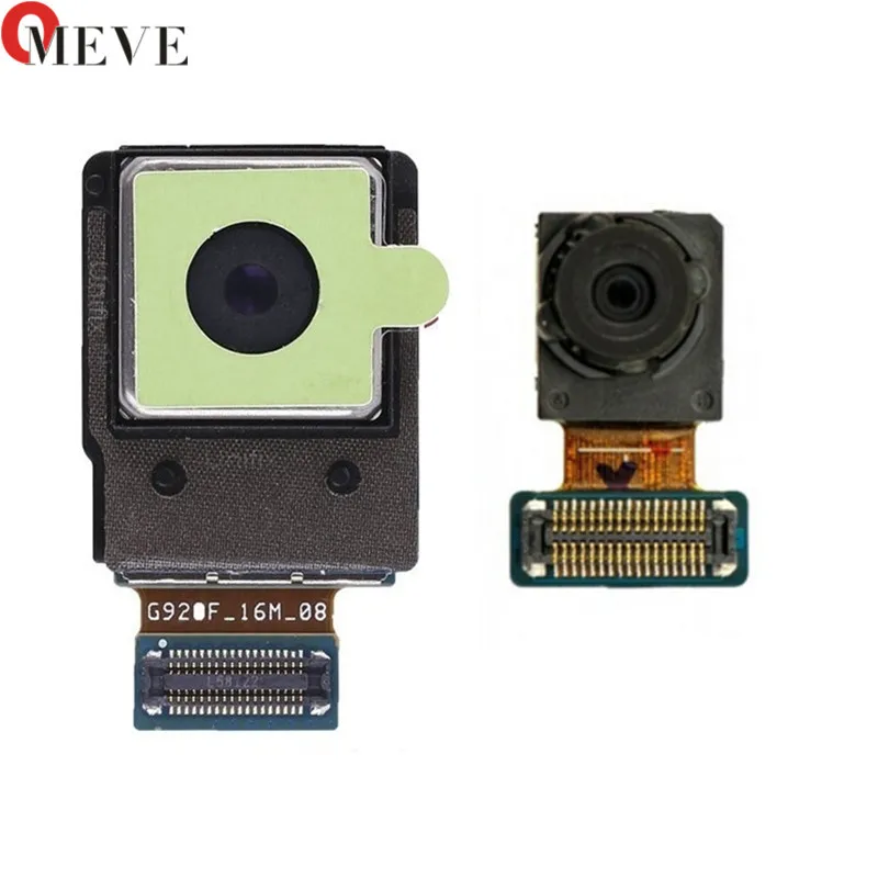 Новая основная большая задняя камера+ маленькая фронтальная камера Flex для samsung G925F S6 EDGE задняя камера модульные запасные части