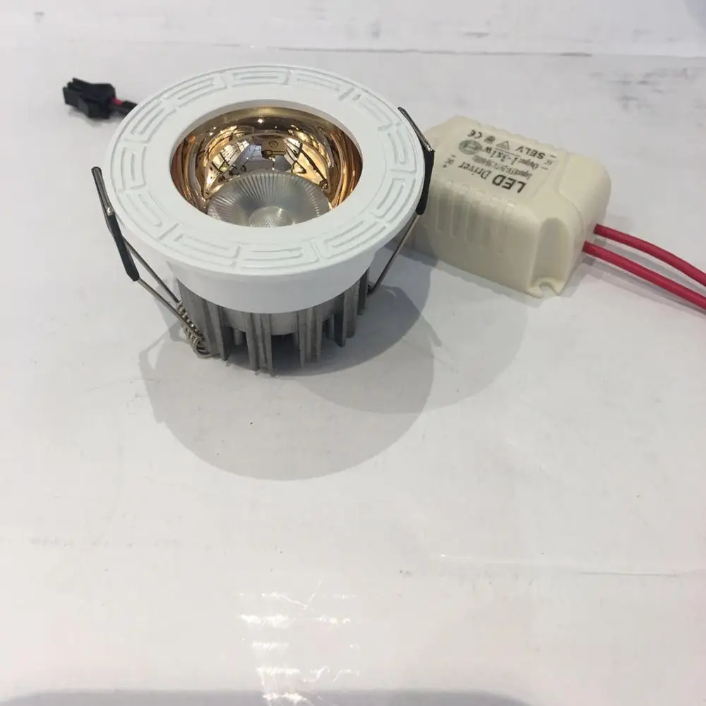 

2019 may new model 10PC 3W 55mm Mini Led Cabinet led downlight dc12V led Spot light lamp include driver 3 years warranty time