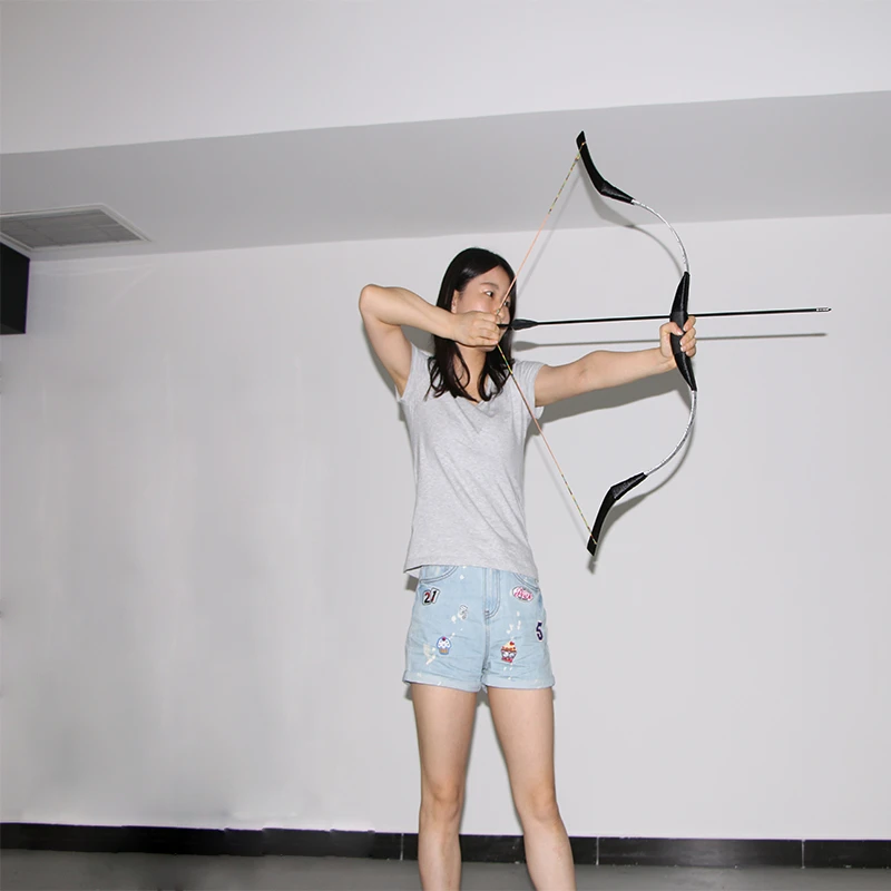 أطفال قوس recurve الرماية 96 سنتيمتر 14lbs علامة خفيفة الشباب الترفيه لعبة القوس الرماية القوس في الأسرة