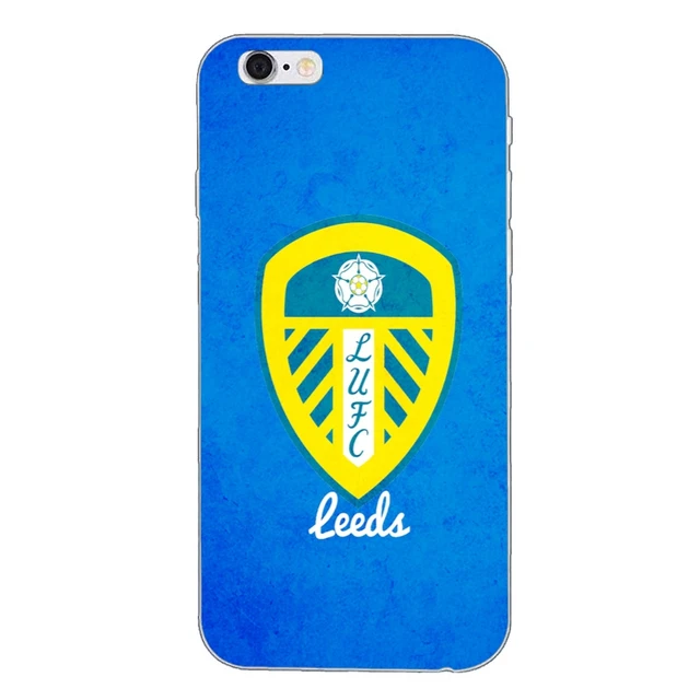 Leeds United logo slim silicone Soft phone case For iPhone X 8 8plus 7