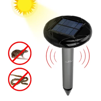 

ITIMO Mouse Rat Repeller Ultrasonic Solar Insect Repellent 1pcs Snake Mouse Rodent Pest Contorl Vole Mouse Snake Killer Trap