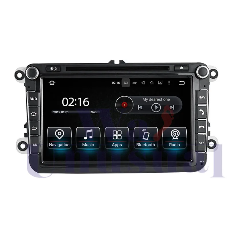 Автомобильный GPS навигатор wanобычно Android 10 0 для VW universal GOLF Tiguan Bora DVD плеер радио