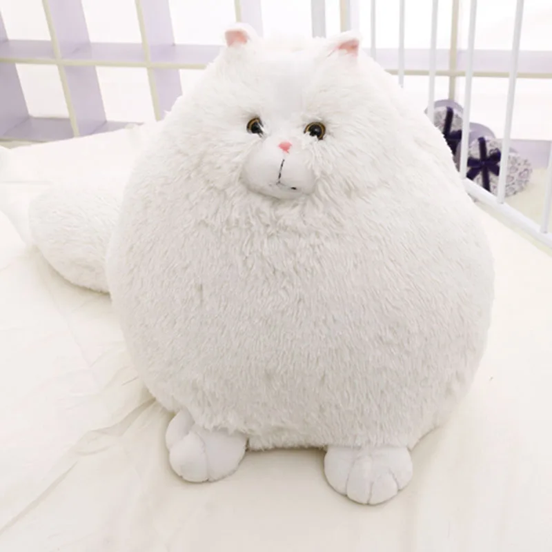 30 см 50 милый толстый персидский кот, плюшевые KidsToy, кошка Мягкая кукла, белый моделирование игрушечная кошка, подарок для детей Детские игрушки D73Z