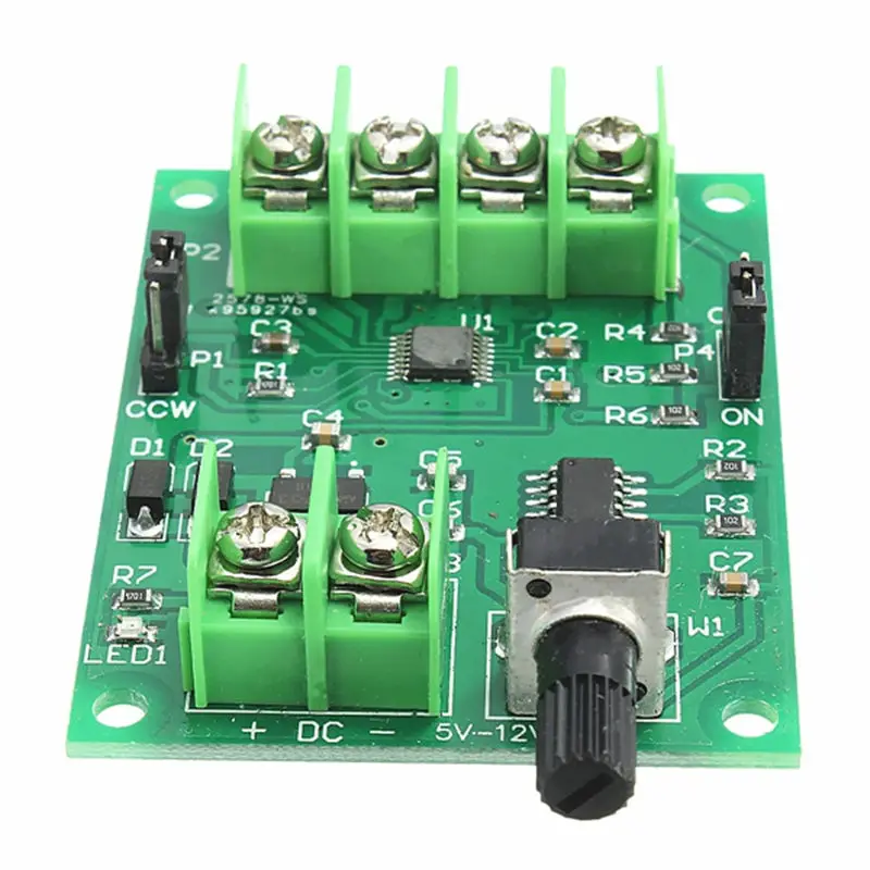 Kualitas Tinggi 5V 12V DC Brushless Motor Driver Papan Controller untuk