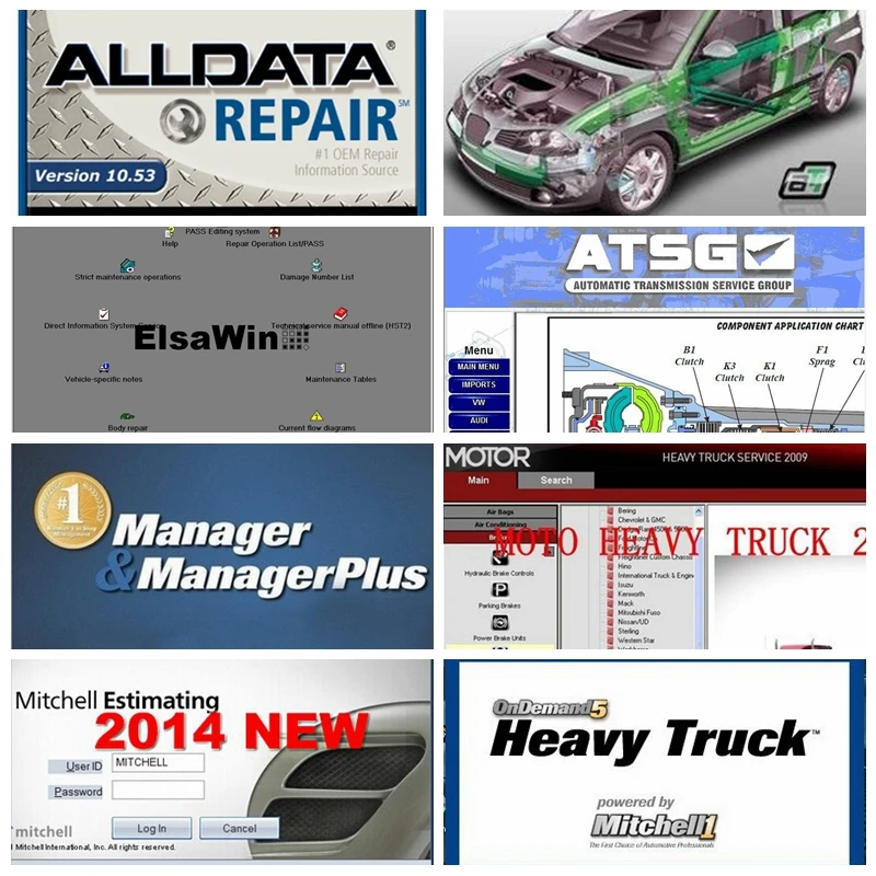 Alldata V10.53 mit/chell OD5 Vivid Workshopdata автомобильный схема подключения 26 программное