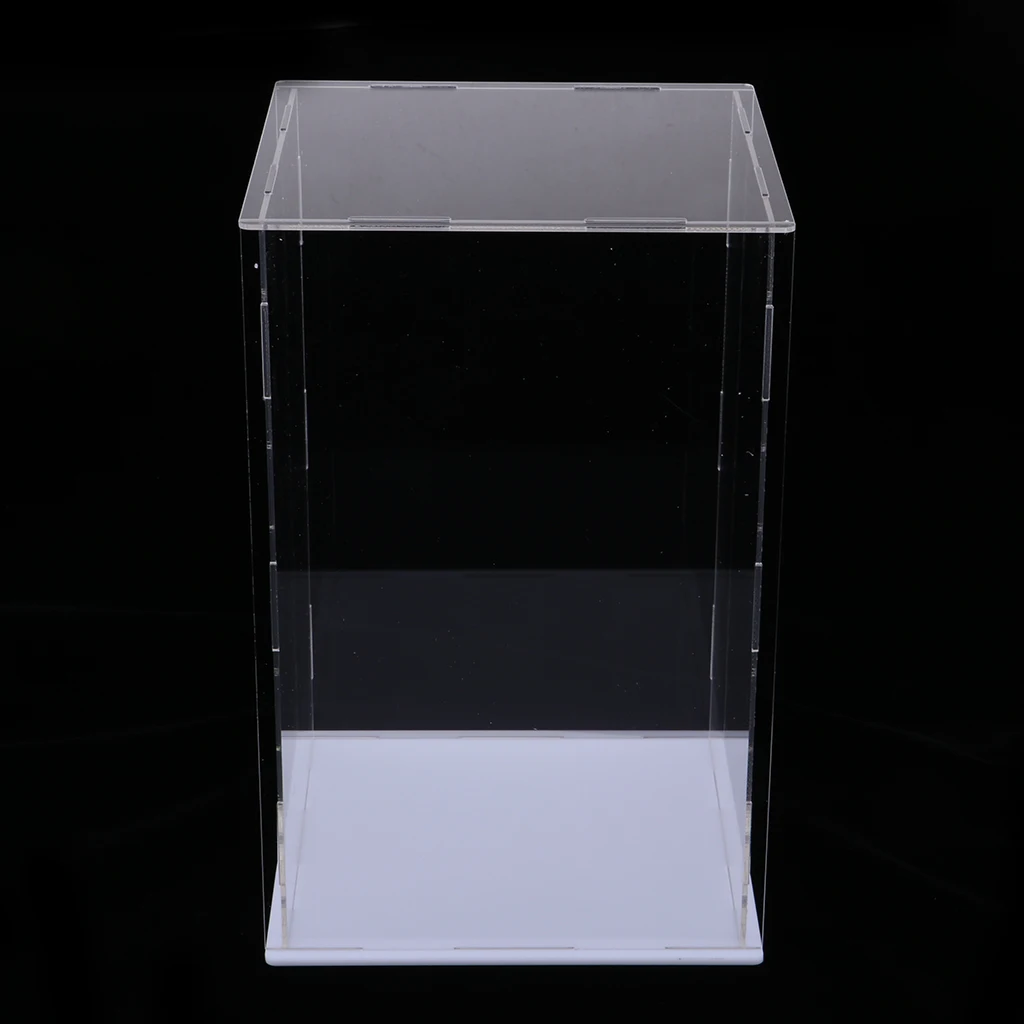Modern Acrylic Toy Display Show Case Dustproof Box Large Ornament Protection Tool 20x20x30cm