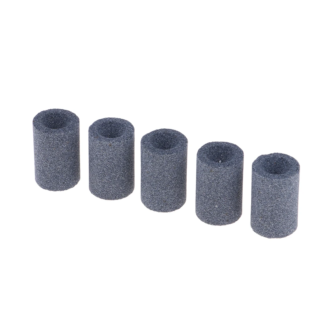 MagiDeal 5pcs 0.98inch High Dart Steel Tips Sharpener Sharpening Stone Burrs Remover Dart Sharpening Sand Stone