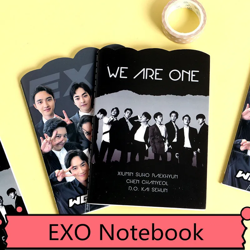 1 шт. KPOP EXO XIUMIN D.O. SUHO CHEN BlackpinkMini дневник записная книжка канцелярская книга блокнот