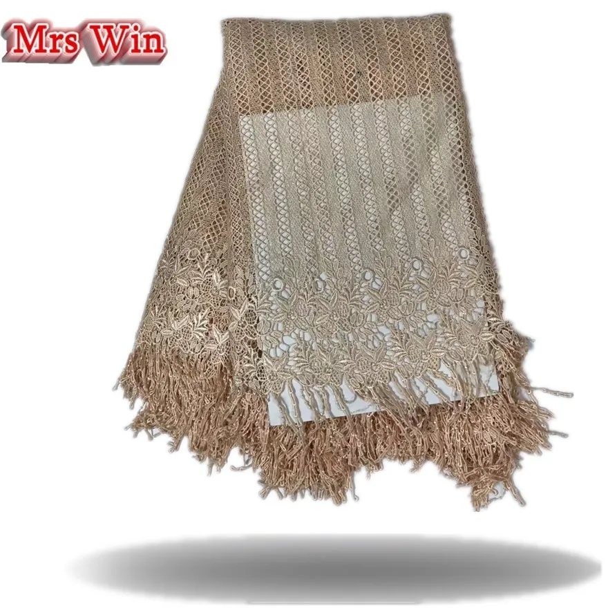 

Bestway African french lace fabric high quality polyester lace Material 2017 Nigerian lace fabrics for wedding