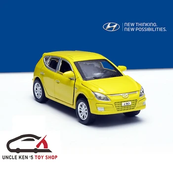 

1/32 Diecast Hyundai I30 Scale Model Car Toys For Kids With Gift Box/Openable Door/Music/Light/Pull Back Function