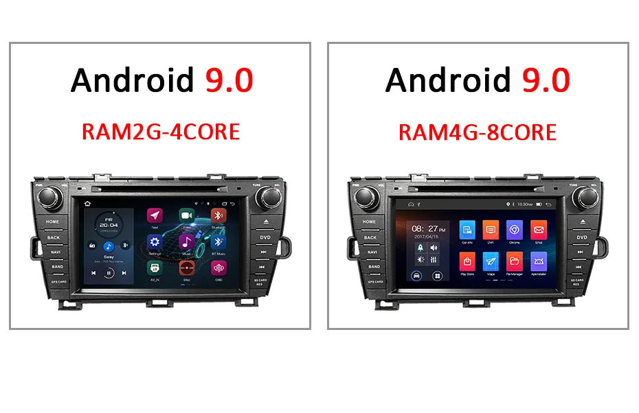 Perfect 64G DSP IPS Android 9.0 AV Output 2 DIN CAR DVD PLAYER For Toyota Prius 2009-2013 GPS Navigation Stereos Multimedia Screen Radio 5