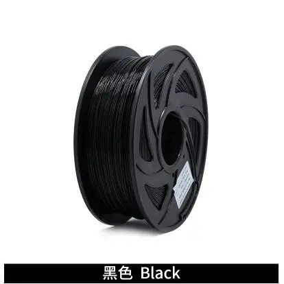 Черный 1 кг PLA 3d принтер нити 1,75/3,0 мм защита окружающей среды расходные материалы для 3D-принтера - Цвет: Черный