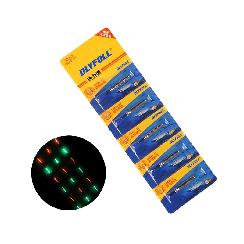 10 قطعة CR425 CR435 CR322 CR311 الصيد تعويم بطارية ليلة الصيد بطارية ليثيوم دبوس خلايا ملحقات صيد سمك