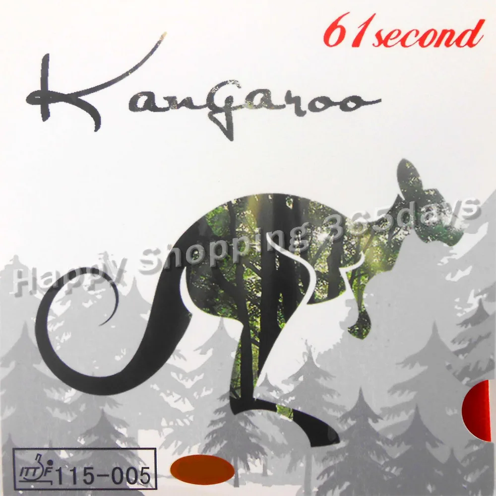 

61second kangaroo Pips-in Table Tennis Rubber with white Sponge