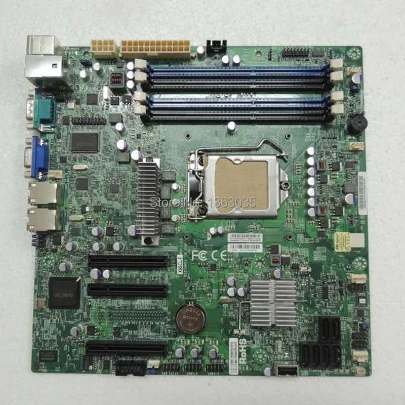 Материнская плата C202 для сервера с чипсетом LGA1155 протестированная на