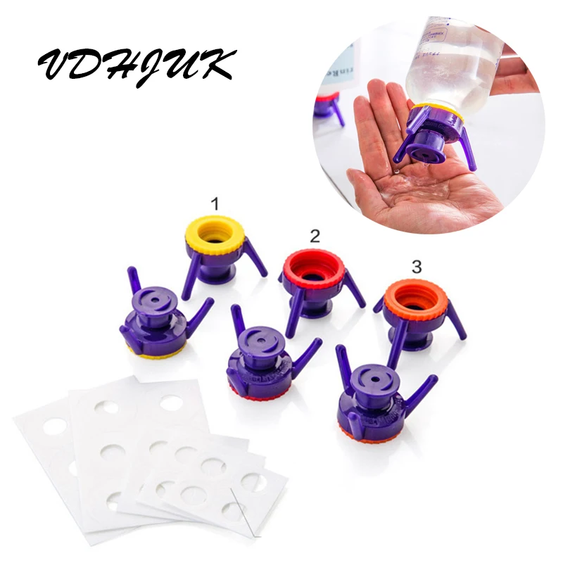 

6Pcs Toss It Bottles Stand Cap Kit Easy Pour Out Thick Liquid Economy Cap Kit Openers Convenience Kitchen Tool Supplies