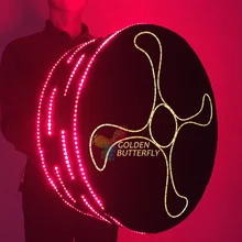 Американский талант шоу люминесцентные роликовые инструменты светодио дный светодиодные люминесцентные шины сценические люминесцентные инструменты люминесцентные шины