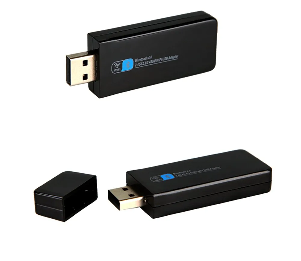 Беспроводной USB wifi адаптер wifi Bluetooth 4,0 приемник Bluetooth сетевая карта 450 м интеллектуальная двойная частота AC сетевая карта